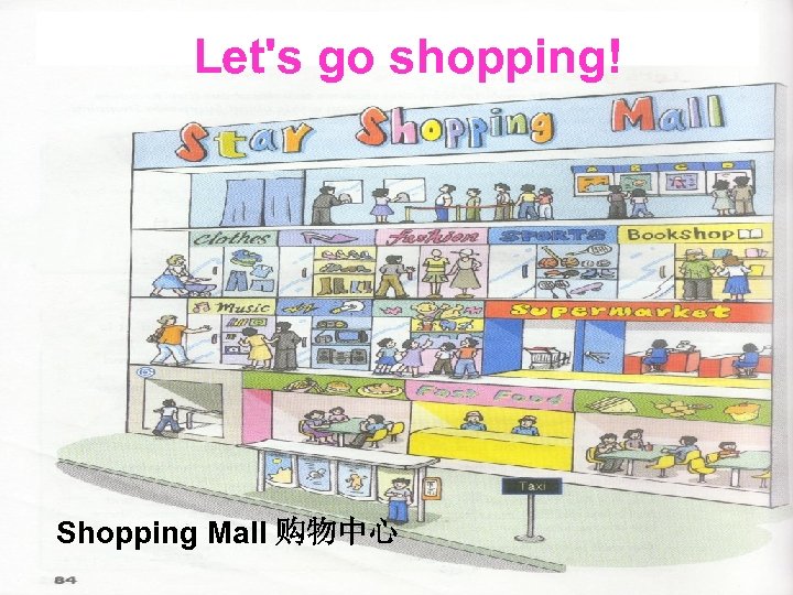 Let's go shopping! What else can we buy in this shopping mall ? Shopping