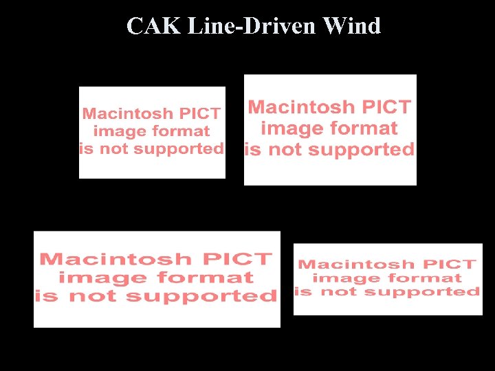 CAK Line-Driven Wind 