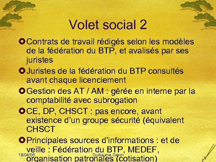 Volet social 2 £ Contrats de travail rédigés selon les modèles de la fédération