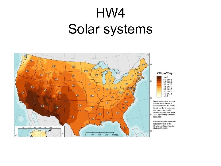 HW 4 Solar systems 