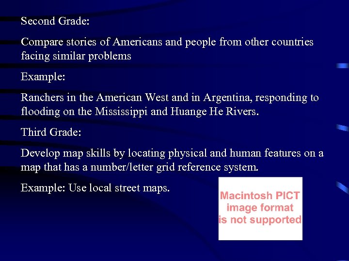 Second Grade: Compare stories of Americans and people from other countries facing similar problems