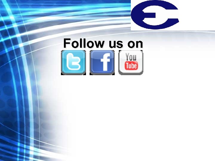 Follow us on 