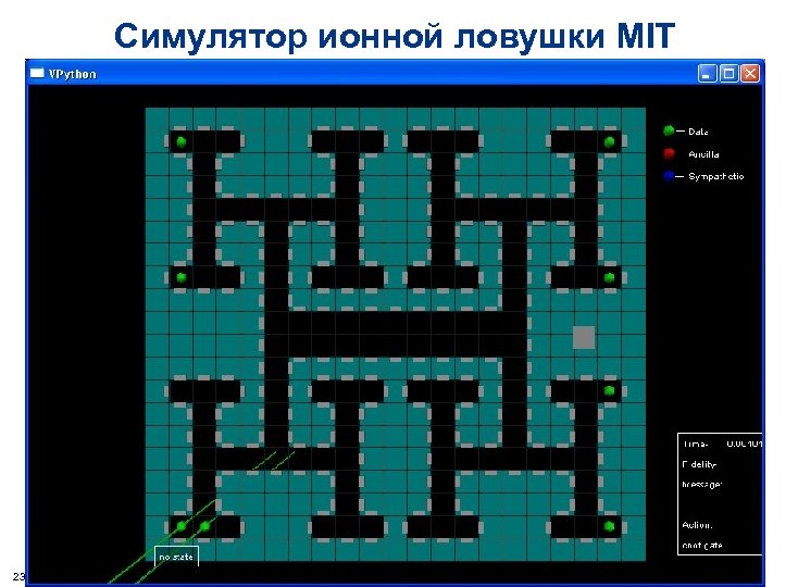 Симулятор ионной ловушки MIT 23 Al Aho 