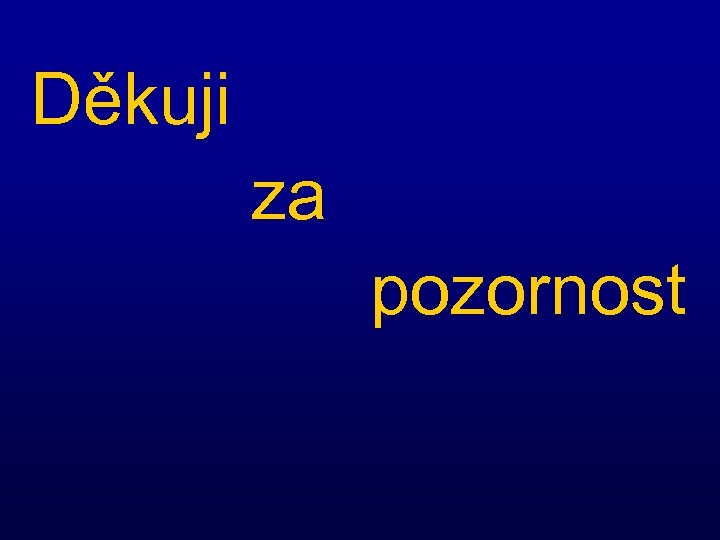 Děkuji za pozornost 