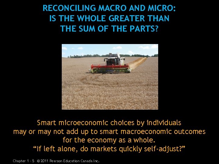 RECONCILING MACRO AND MICRO: IS THE WHOLE GREATER THAN THE SUM OF THE PARTS?