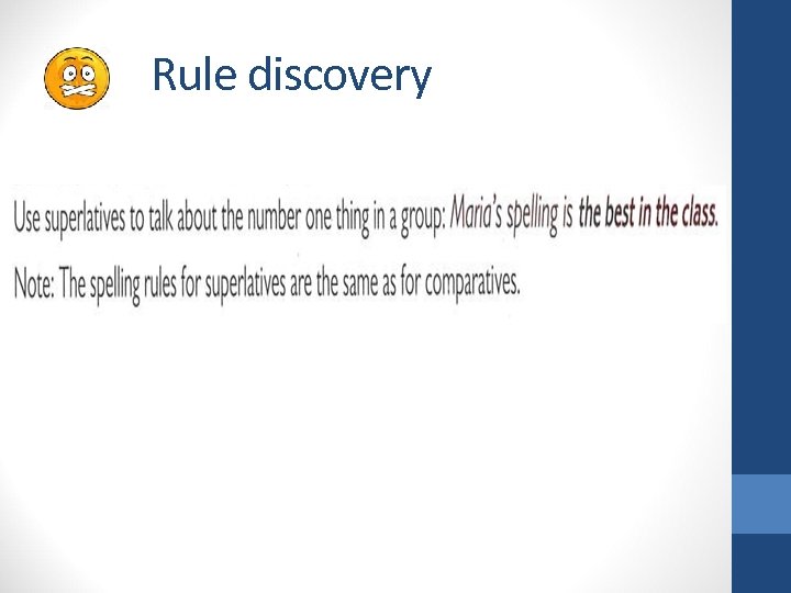 Rule discovery 
