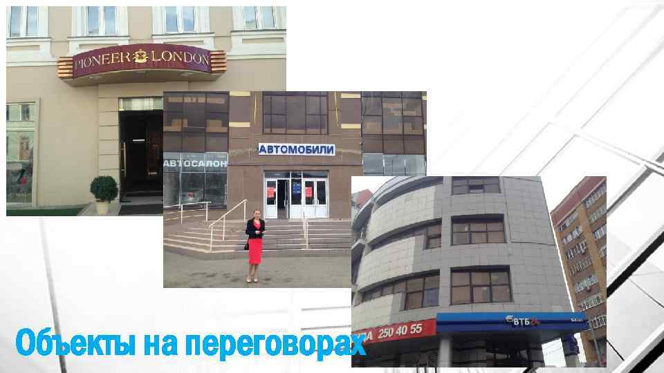 Объекты на переговорах 