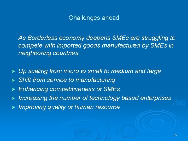 Challenges ahead As Borderless economy deepens SMEs are struggling to compete with imported goods