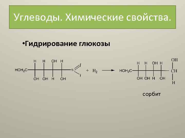 Углеводы химические свойства и получение