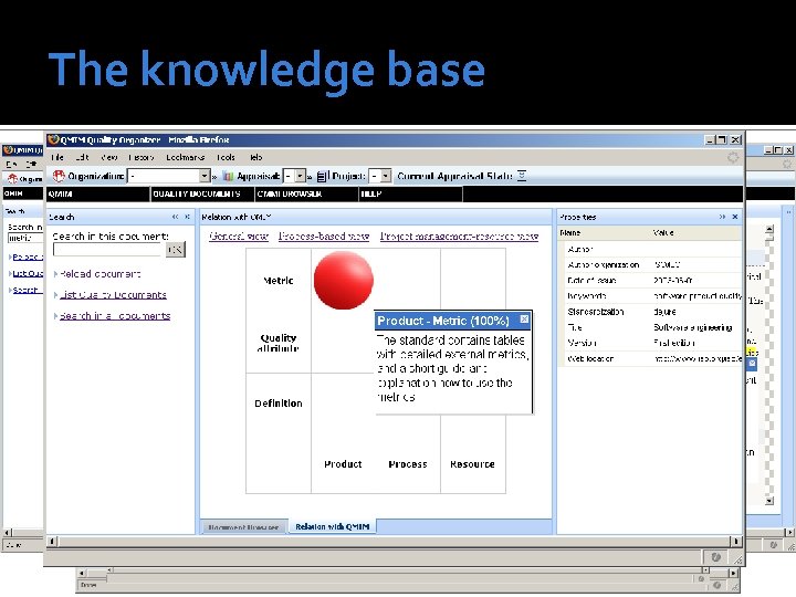 The knowledge base 