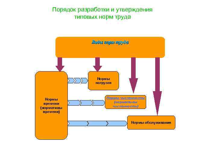 Порядок разработки и утверждения типовых норм труда Виды норм труда Нормы нагрузки Нормы времени