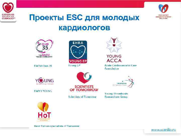 Проекты ESC для молодых кардиологов 