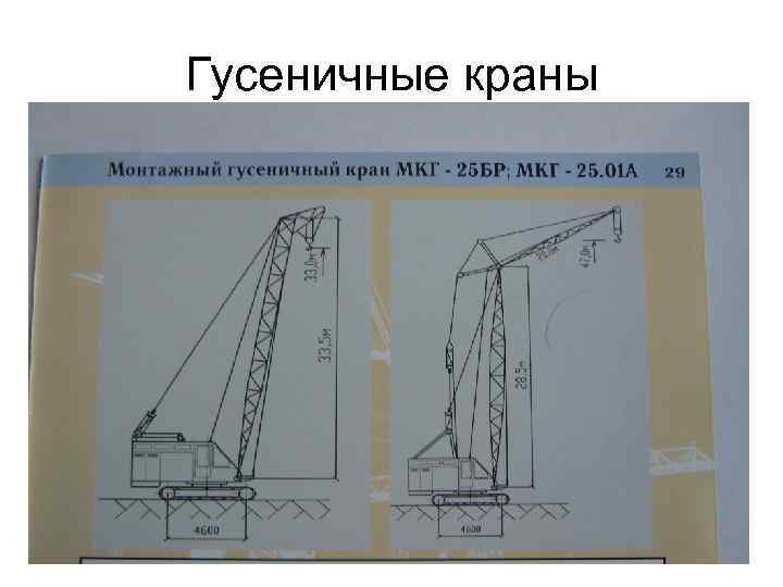 Гусеничные краны 