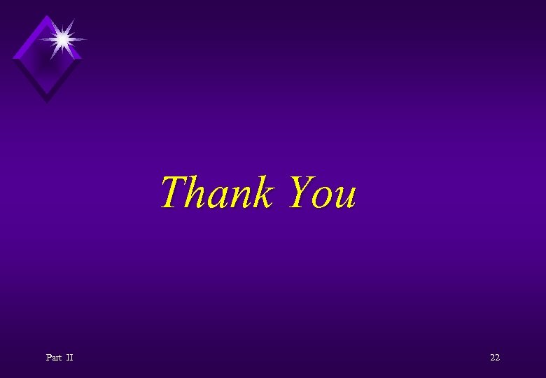 Thank You Part II 22 