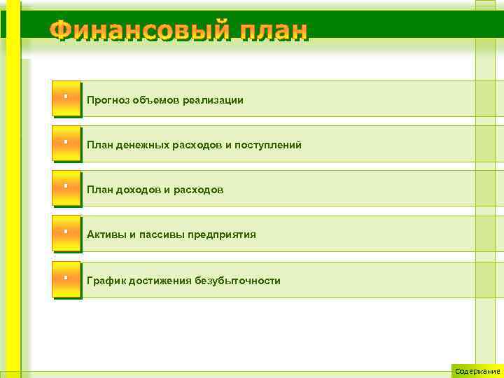 . Прогноз объемов реализации . План денежных расходов и поступлений . План доходов и