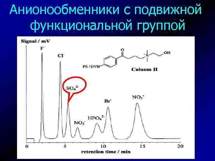 Анионообменники с подвижной функциональной группой 