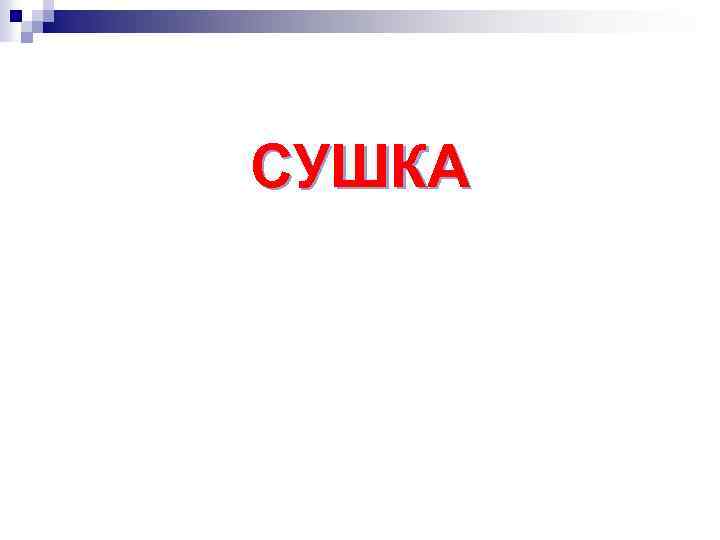 СУШКА 