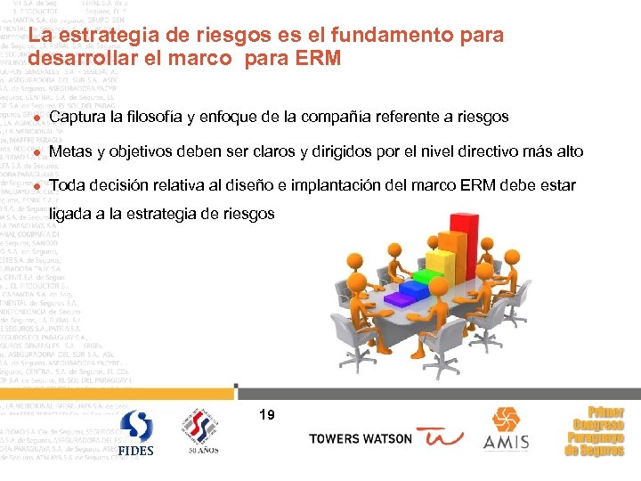 La estrategia de riesgos es el fundamento para desarrollar el marco para ERM l