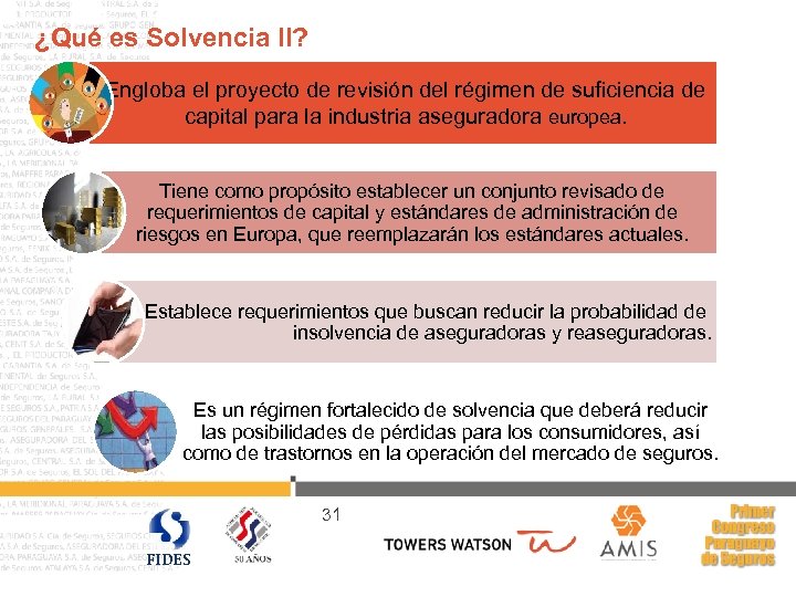 ¿Qué es Solvencia II? Engloba el proyecto de revisión del régimen de suficiencia de
