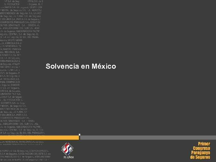 Solvencia en México FIDES 