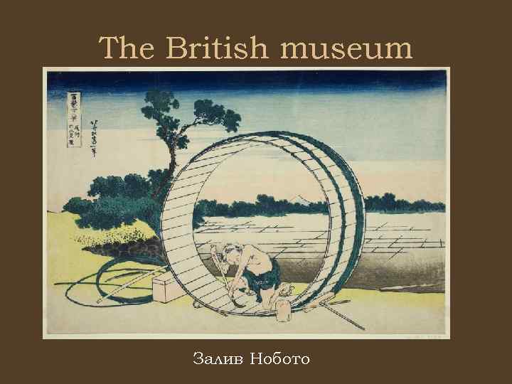 The British museum Залив Нобото 