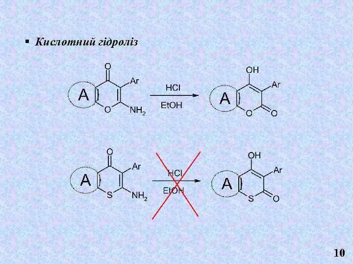 § Кислотний гідроліз 10 