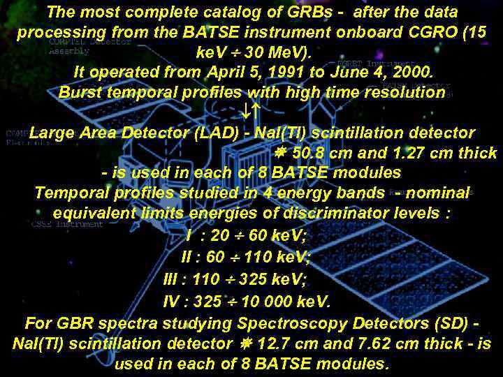 The most complete catalog of GRBs - after the data processing from the BATSE