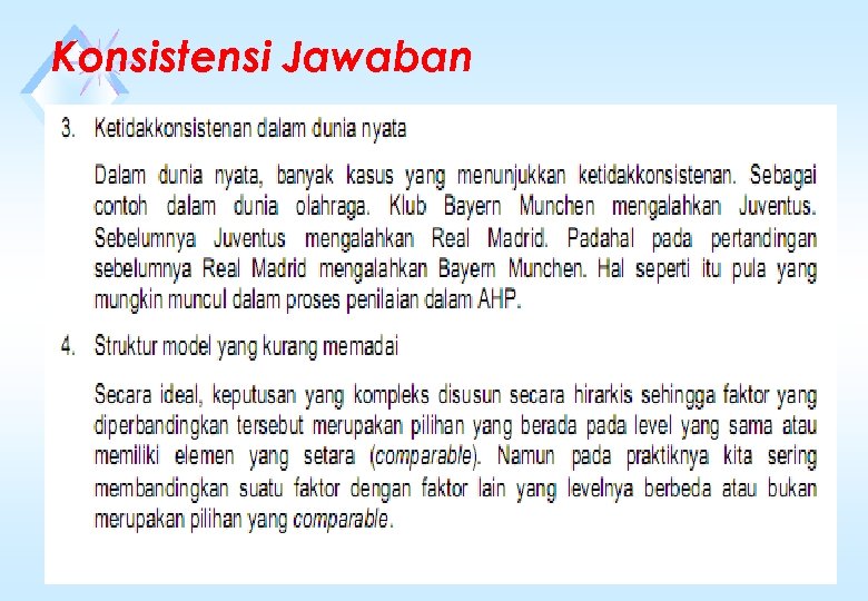 Konsistensi Jawaban 76 