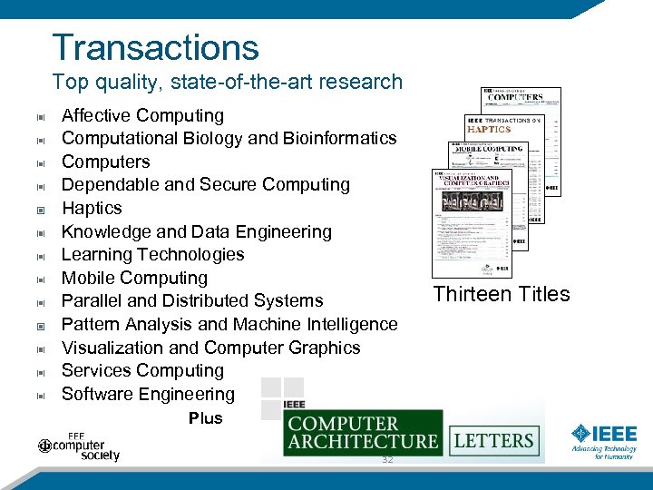 Transactions Top quality, state-of-the-art research Affective Computing Computational Biology and Bioinformatics Computers Dependable and