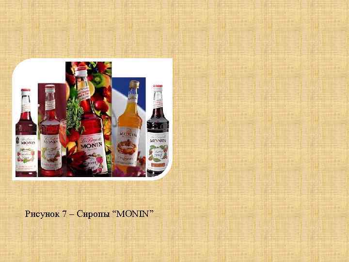 Рисунок 7 – Сиропы “MONIN” 