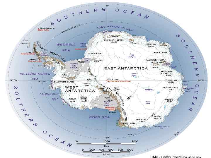 Где находится антарктика карта