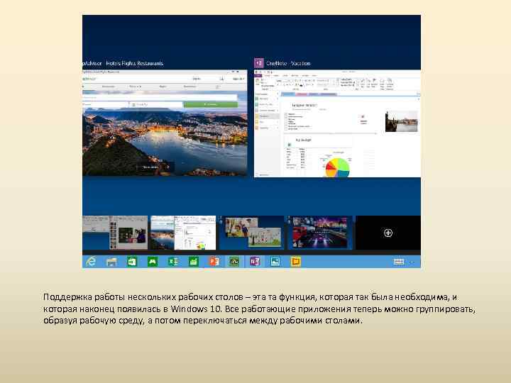 Поддержка работы нескольких рабочих столов – эта та функция, которая так была необходима, и