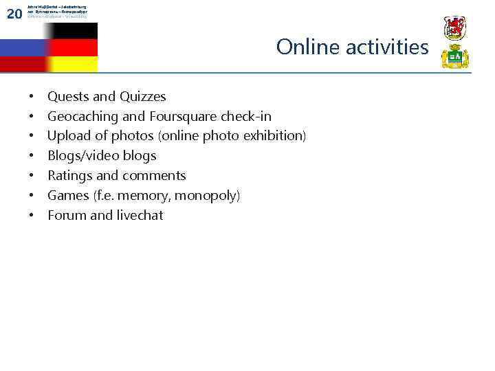 20 Jahre Wuppertal – Jekaterinburg лет Вупперталь – Екатеринбург anniversary Wuppertal – Yekaterinburg Online