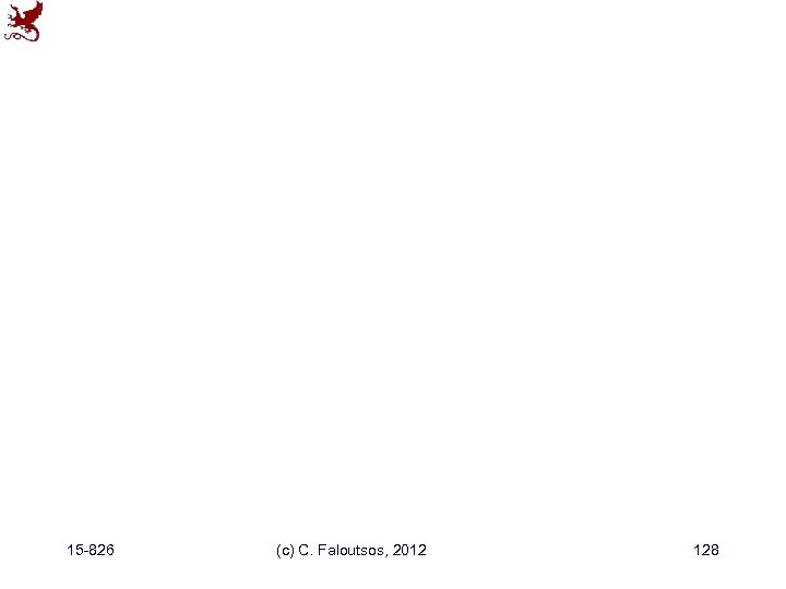 15 -826 (c) C. Faloutsos, 2012 128 