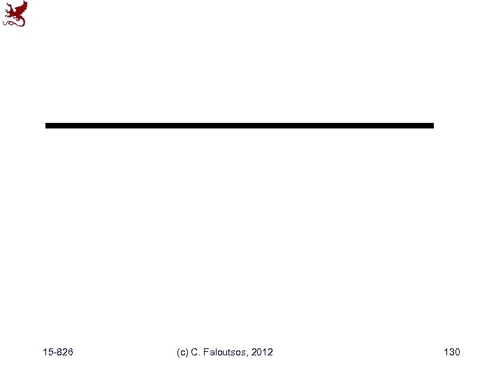 15 -826 (c) C. Faloutsos, 2012 130 