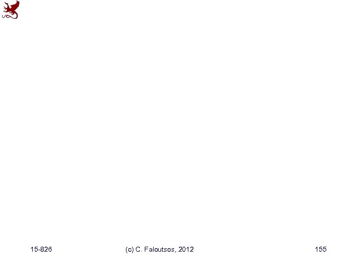 15 -826 (c) C. Faloutsos, 2012 155 