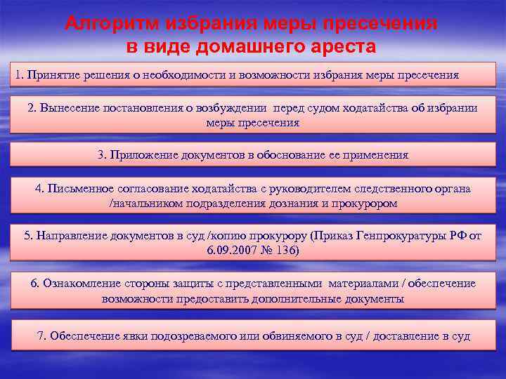 Избрание меры пресечения в виде заключения. Порядок избрания меры пресечения. Домашний арест порядок избрания. Процессуальный порядок избрания домашнего ареста. Порчдок изберание меры присечкния.