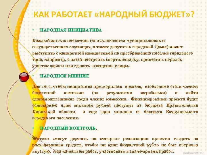 Народная инициатива проект