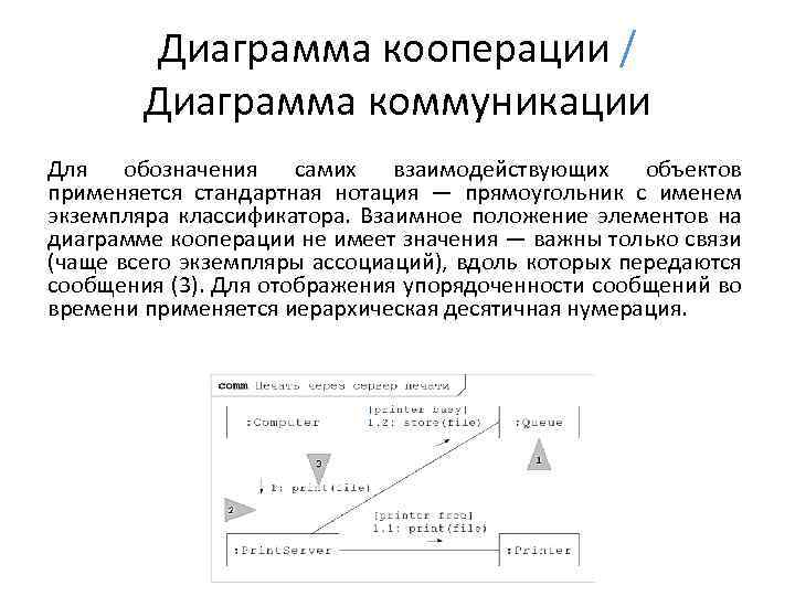 В чем состоит различие между диаграммой последовательностей и диаграммой кооперации