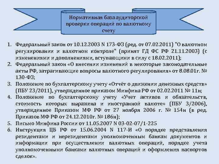 Фз 173 от 10 декабря 2003