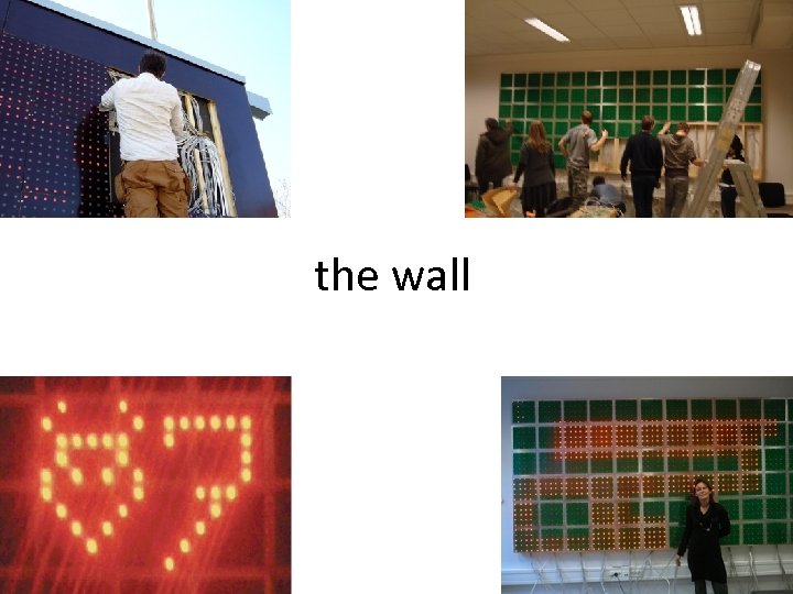 the wall 