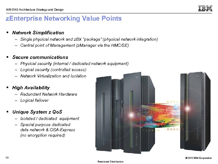 AIM ENS Architecture Strategy and Design z. Enterprise Networking Value Points § Network Simplification