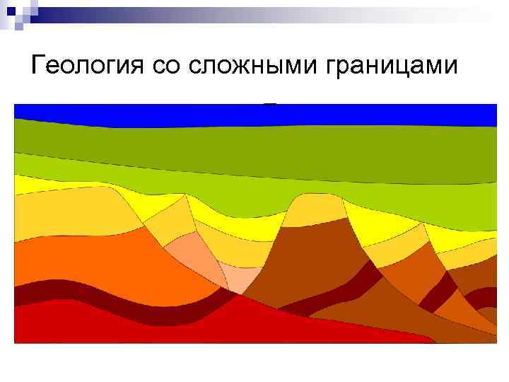 Геология со сложными границами 