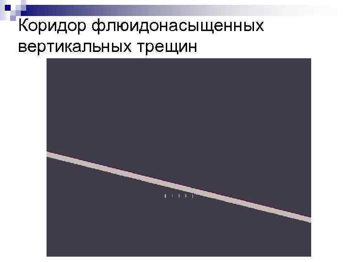 Коридор флюидонасыщенных вертикальных трещин 