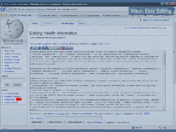 Wikis: Easy Editing 