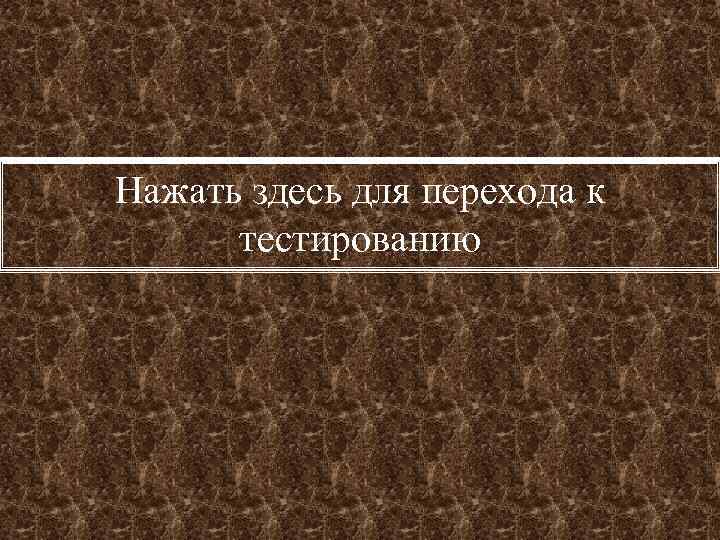 Нажать здесь для перехода к тестированию 