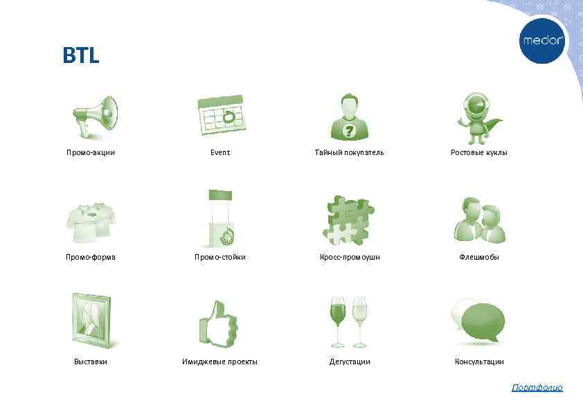 BTL Промо-акции Event Тайный покупатель Ростовые куклы Промо-форма Промо-стойки Кросс-промоушн Флешмобы Выставки Имиджевые проекты