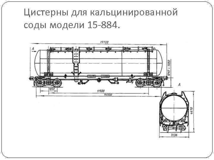 Цистерны для кальцинированной соды модели 15 -884. 