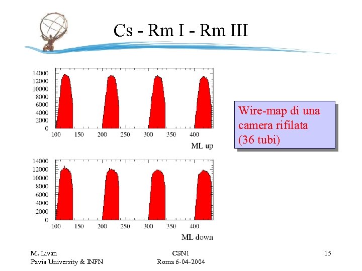 Cs - Rm III Wire-map di una camera rifilata (36 tubi) M. Livan Pavia