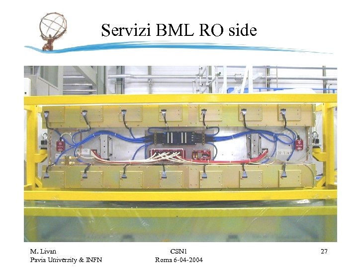Servizi BML RO side M. Livan Pavia University & INFN CSN 1 Roma 6